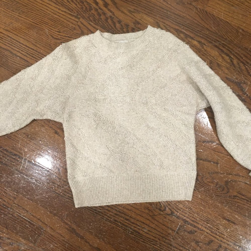 A New Day tan pullover sweater